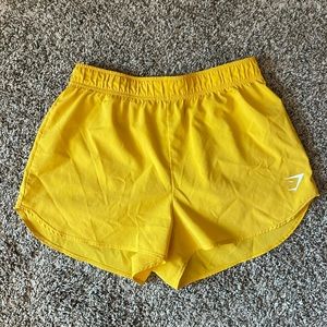 Gymshark Shorts Size Small Yellow